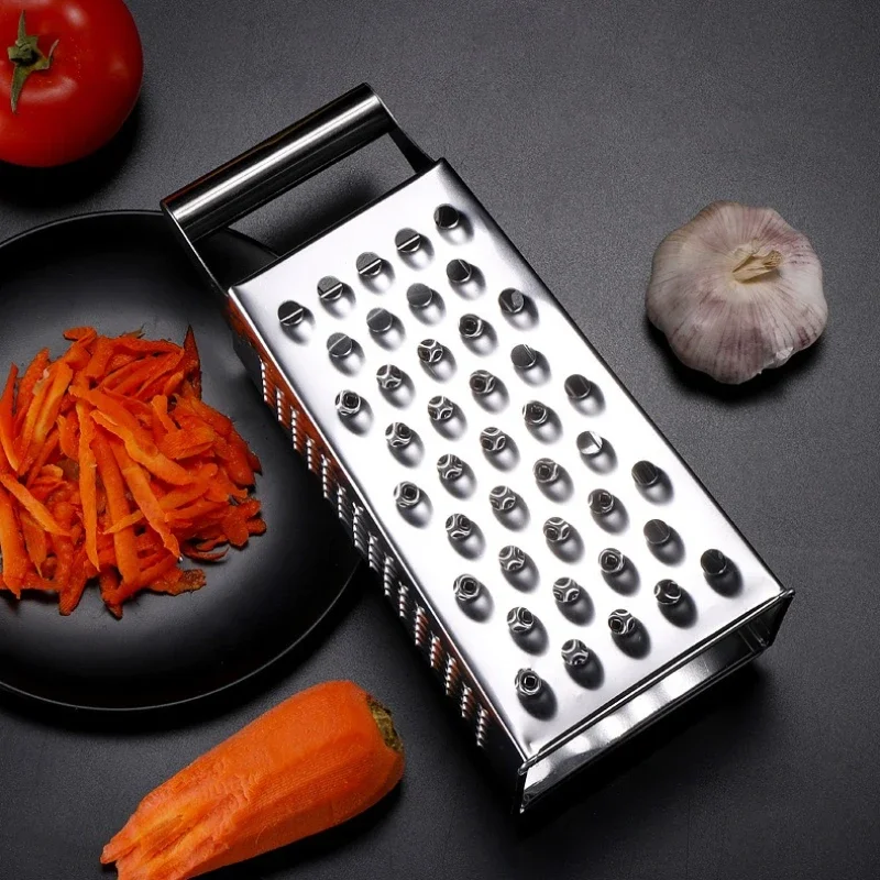 Household Multifunctional Stainless Steel Vegetable Fruit Slicer Kitchen Three-dimensional Four Sided Vegetable Slicer 3 Size
