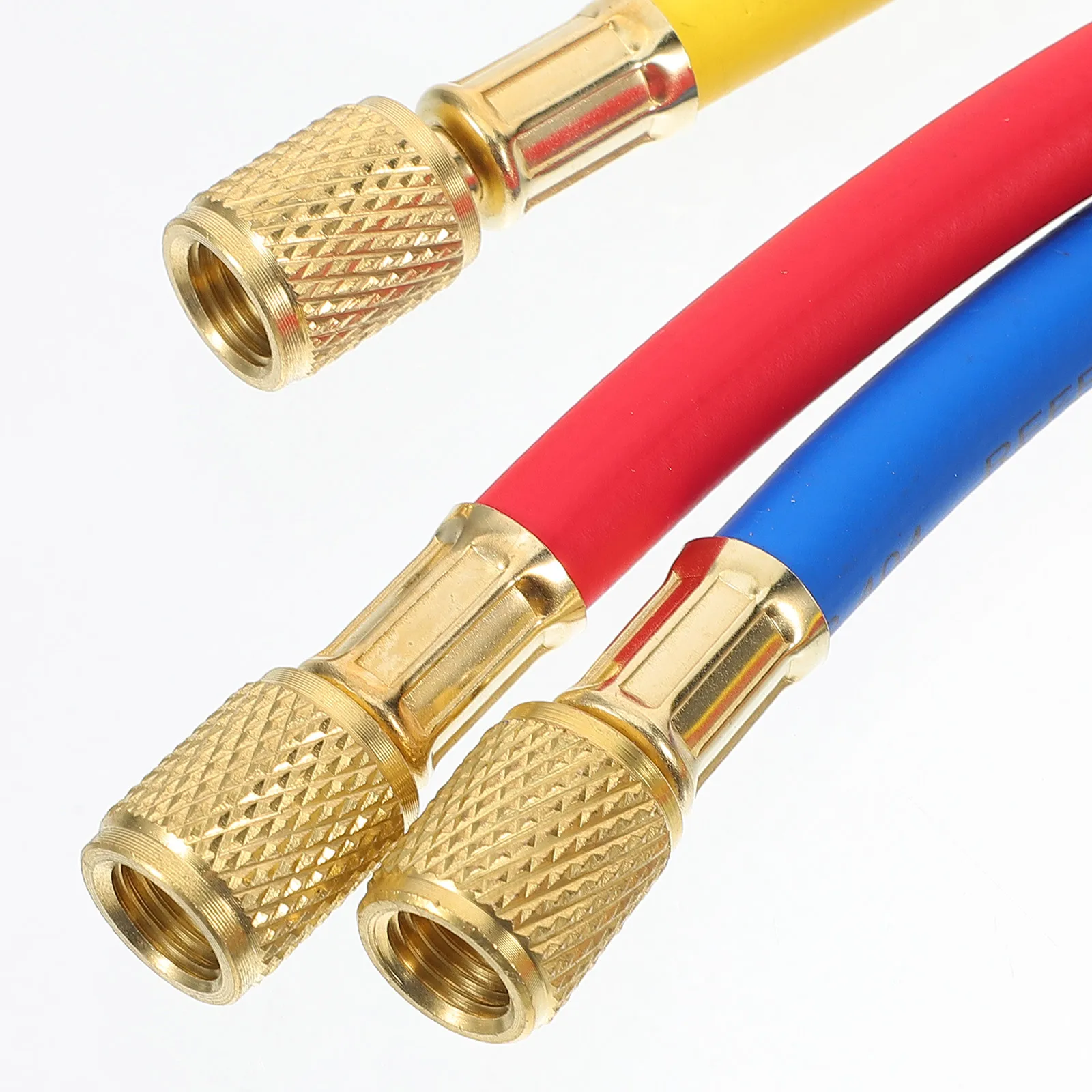 

36 Inch Fluorine Charging Hose Oil Resistant Wear Corrosion AC Hvac Gauge Set R404 R502 R134A 1/4 SAE Fittings Air