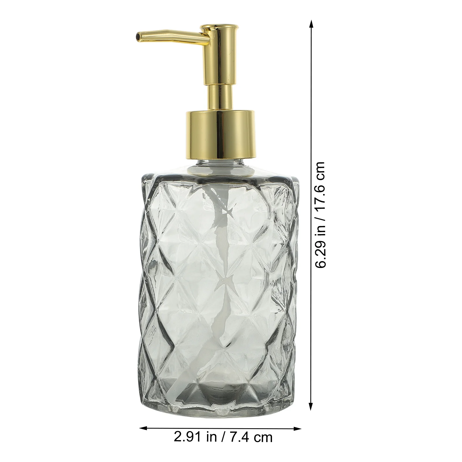 Dispensador de champú de 400Ml, botella con pulsador de vidrio, estilo moderno para jabonera líquida, jabón, aceite de aromaterapia, baño contemporáneo