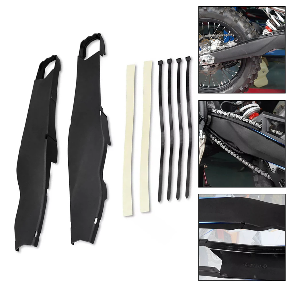 

1Pair PP Plastic Swingarm Swing-Arm Protection Cover For Motorcycle 125 250 300 350 450 XC SX XCF SXF 23-24 Motorcycle Parts