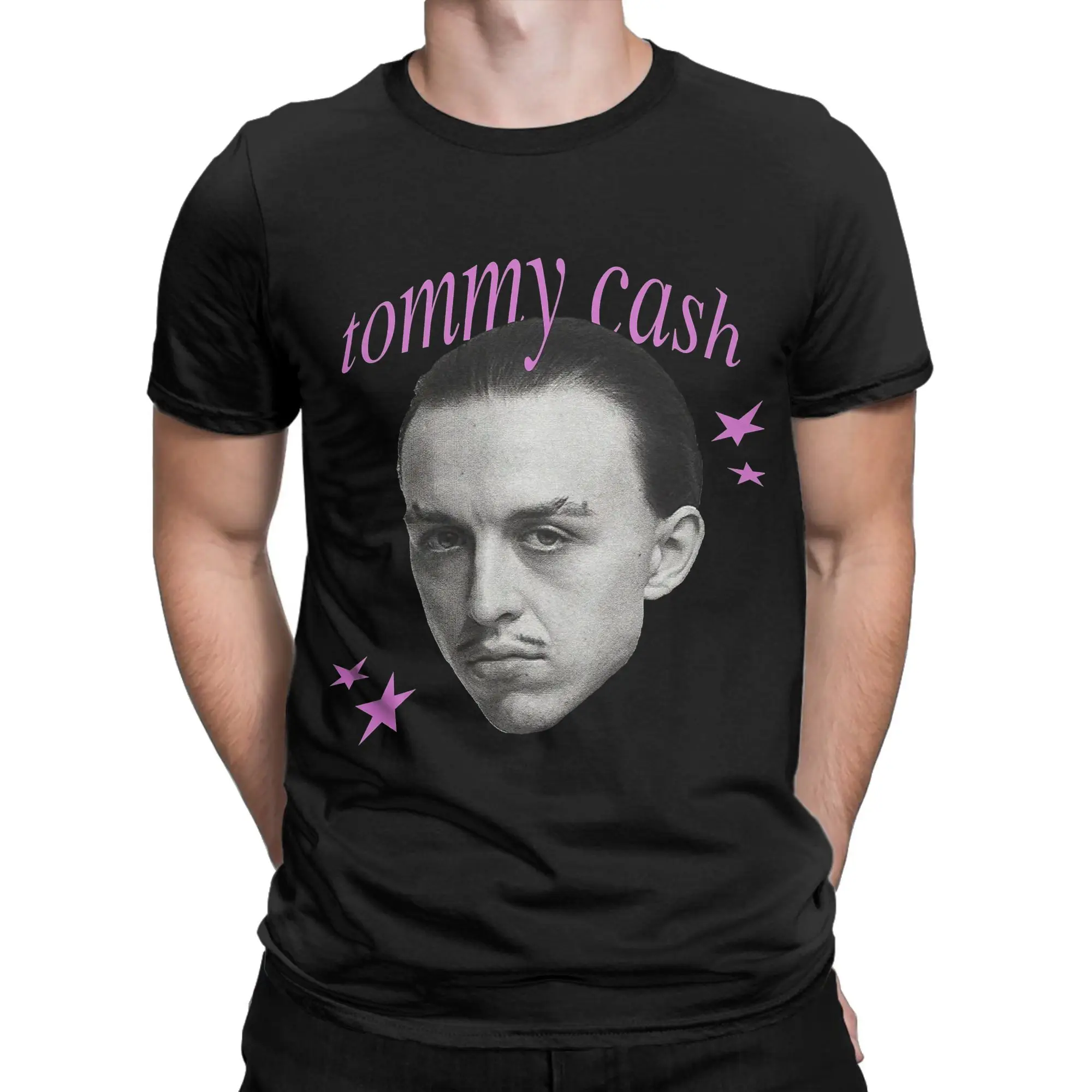 تي شيرت رجالي من Tommy Cash ملابس من القطن الخالص بأكمام قصيرة وياقة دائرية تي شيرت هدية فكرة تي شيرت #2