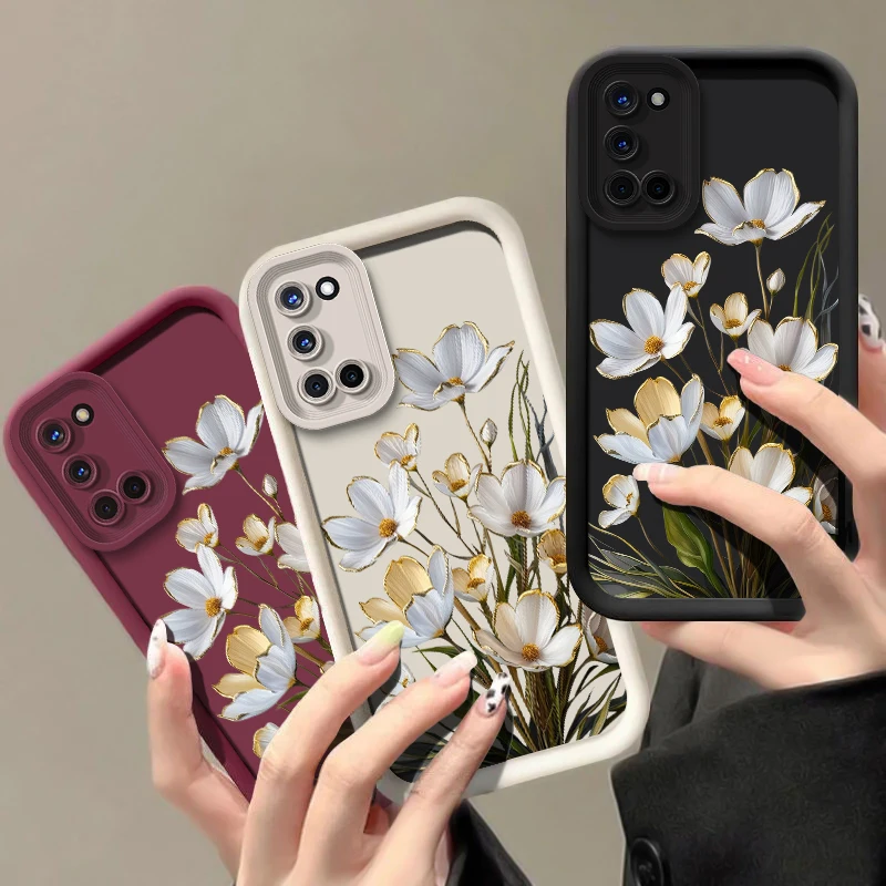 Cassa del telefono Per Xiaomi Redmi Nota 13 5G 14 Pro 12 Turbo 11S 11T 11 Pro Plus 10S 9S 9 4G Fiore di Lusso Morbido Silicone Opaco copertura