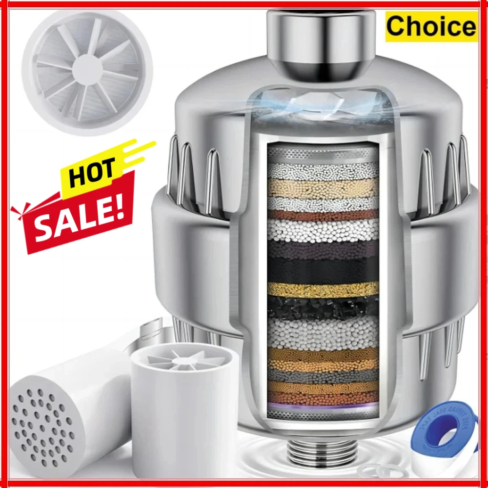 

Filter Element 15-20 Grade Water Purification Household Water Purifier Shower Filter Set Bathing To Remove Residual Chlorine