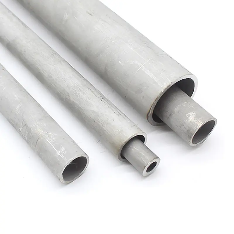 304 Industrial Stainless Steel Pipe Hard Round Tube Strong Plasticity Corrosion Resistant Used for Building Support OD 21 29 Mm
