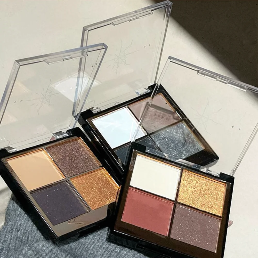 For Herorange Matte Shimmer Glitter Eyeshadow Palette Natural Earthy Tone Soft Texture Easy Apply Daily Makeup Beauty