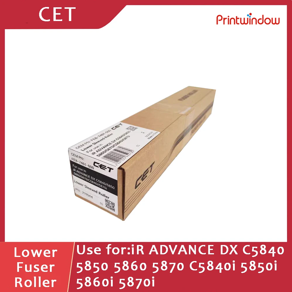 

Высококачественный нижний ролик термофиксатора CET для Canon iR ADVANCE DX C5840 5850 5860 5870 C5840i 5850i 5860i 5870i нижний ролик с рукавами