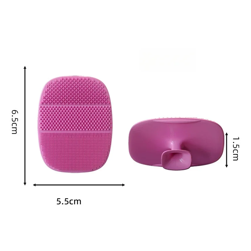 Siliconenborstel Schoon Geen sliphandvat Body Scrubber Reinigt SPA Exfoliërende Huidverzorging Badkameraccessoires Gezichtsborstel Cosmetica