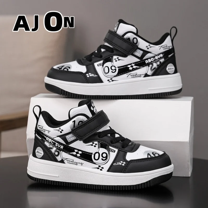 

Новинка 2025, детская удобная обувь для отдыха в кампусе с низким вырезом, детская обувь для больших размеров, весенне-осенняя модная обувь для мальчиков