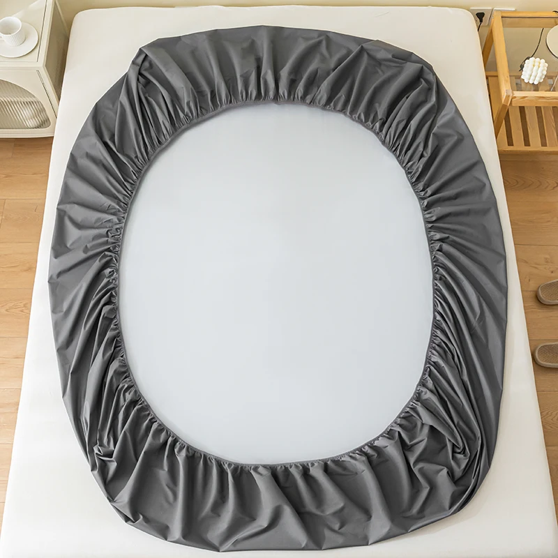100% Waterproof Mattress Cover Protector Adjustable Non-slip Bed Fitted Sheet With Elastic Band for King Queen 90/140/160/200