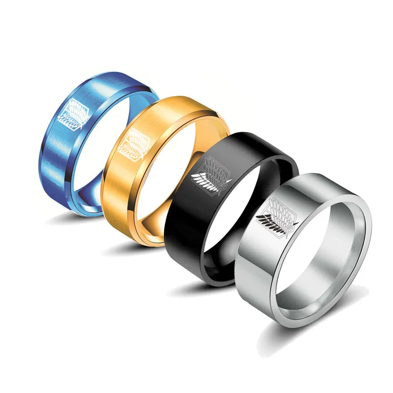 Набор из 4 модных аниме-колец  – обзор и цена Levi Jewelry & Watches Inc