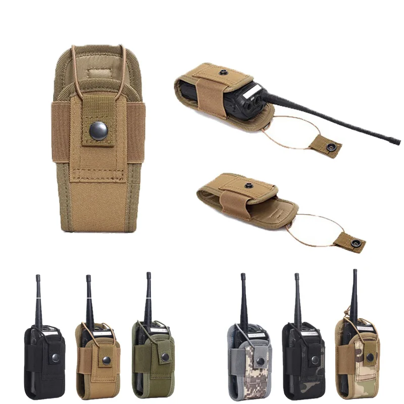 

Универсальный чехол-держатель для рации на пояс, тактическая сумка для переноски рации, портативная сумка для активного отдыха, кемпинга, спорта, DJJPJ01