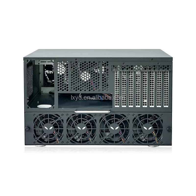 12bay NAS Chassis with ATX PSU & ATX Motherboard, 6U Height, for SMB and Home Storage Use 6u Rack Mount 12bays Server case - view 3