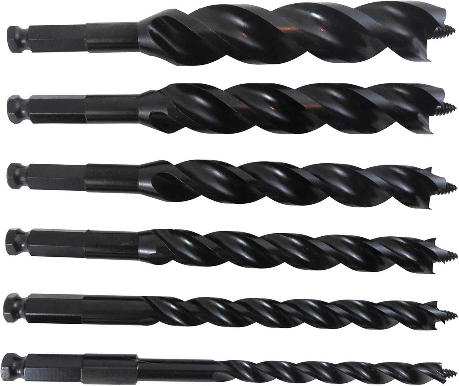 مجموعة ZZZ مكونة من 6 قطع مع دعامة يدوية طويلة فائقة النعومة مقاس 3/8 بوصة، و5/8 بوصة، و7/8 بوصة و1 بوصة × 7-1/2 بوصة #2