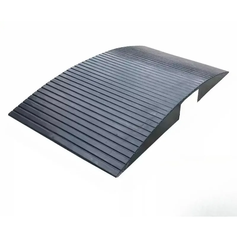 Rubber Step Slope Mat, Portable Barrier-free Transition Mat, Wheelchair Vehicle Uphill Step Over Door Mat