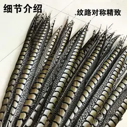 Synthetic copper chicken side tail feathers Peking Opera opera feathers pheasant tail pheasant hair stage performance DIY