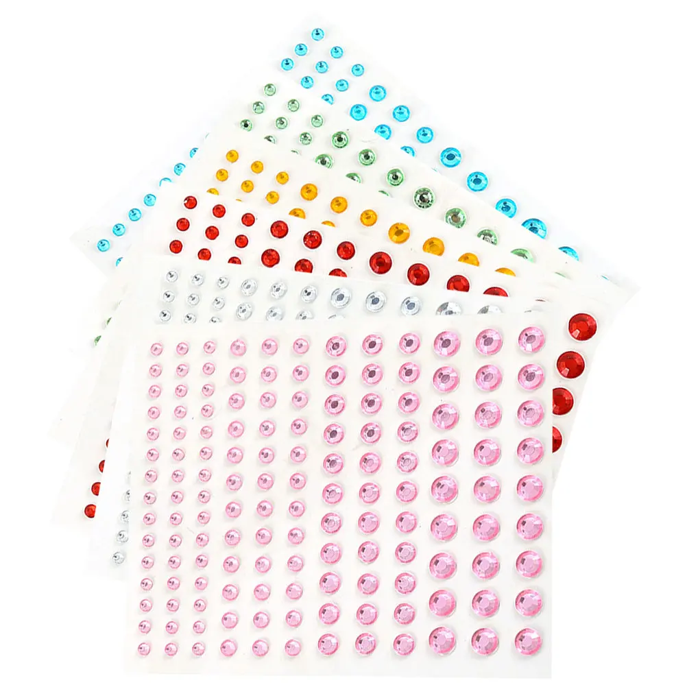 

Face Gems Self Adhesive Rhinestones For Makeup Eye Jewelry Craft Stickers Party Prom Masquerade Night Out Temporary Tattoo