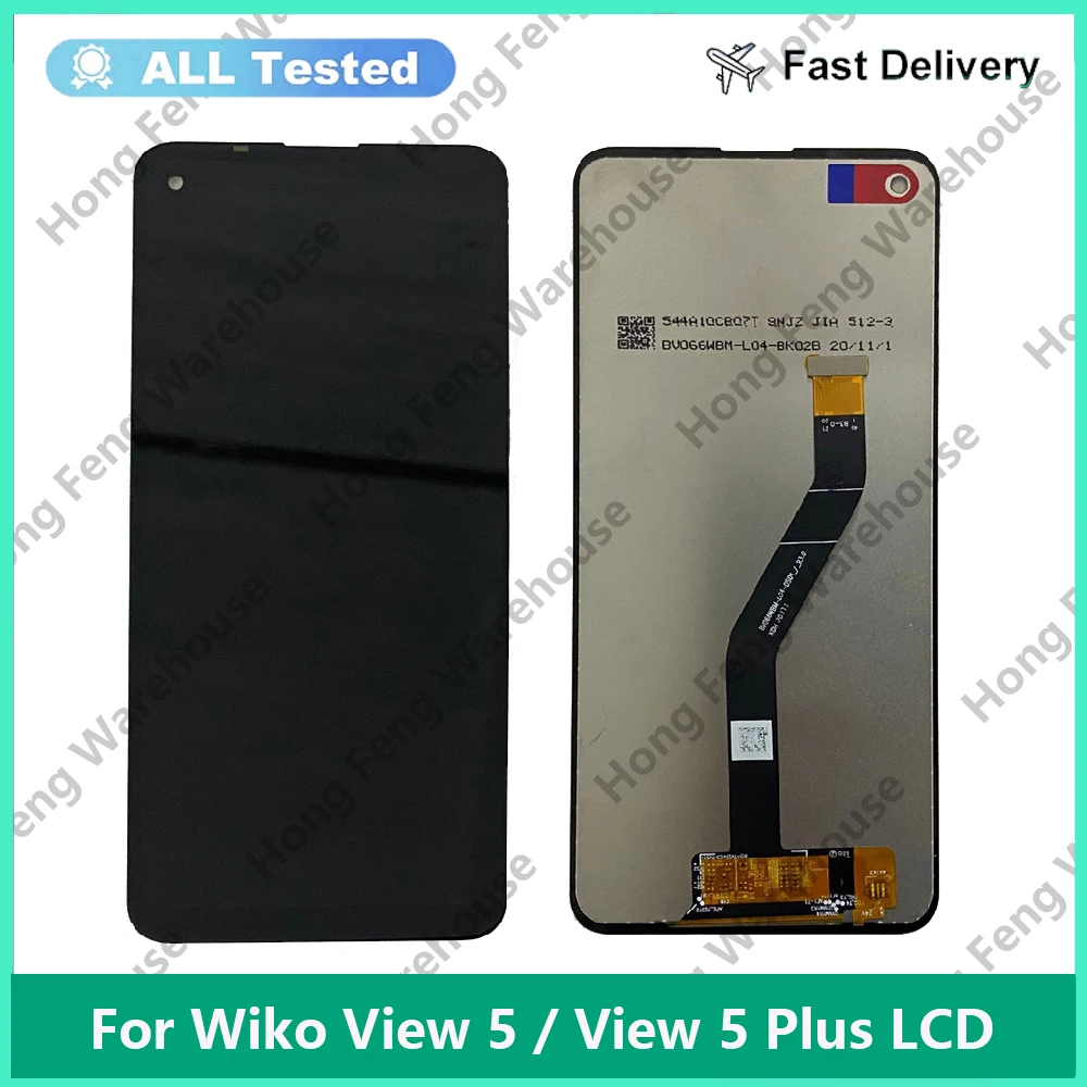 New Test For Wiko View 5 V850 LCD Display Touch Screen Digitizer Assembly Glass Sensor Wiko View 5 Plus V851 LCD Pantalla Parts