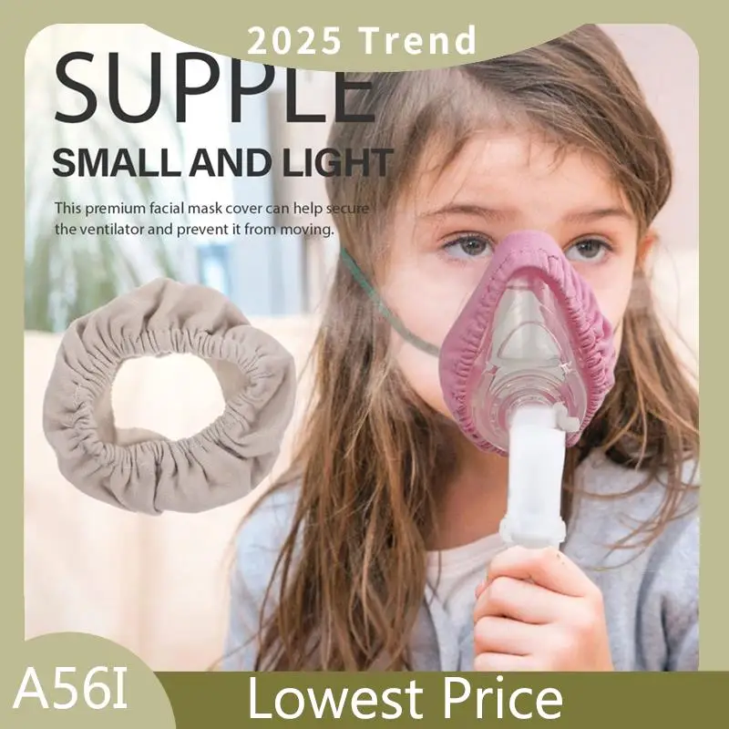 

Hot Sale 4Pcs CPAP Mask Liners Reusable Fabric Comfort Covers Washable And Easy To Clean Grey