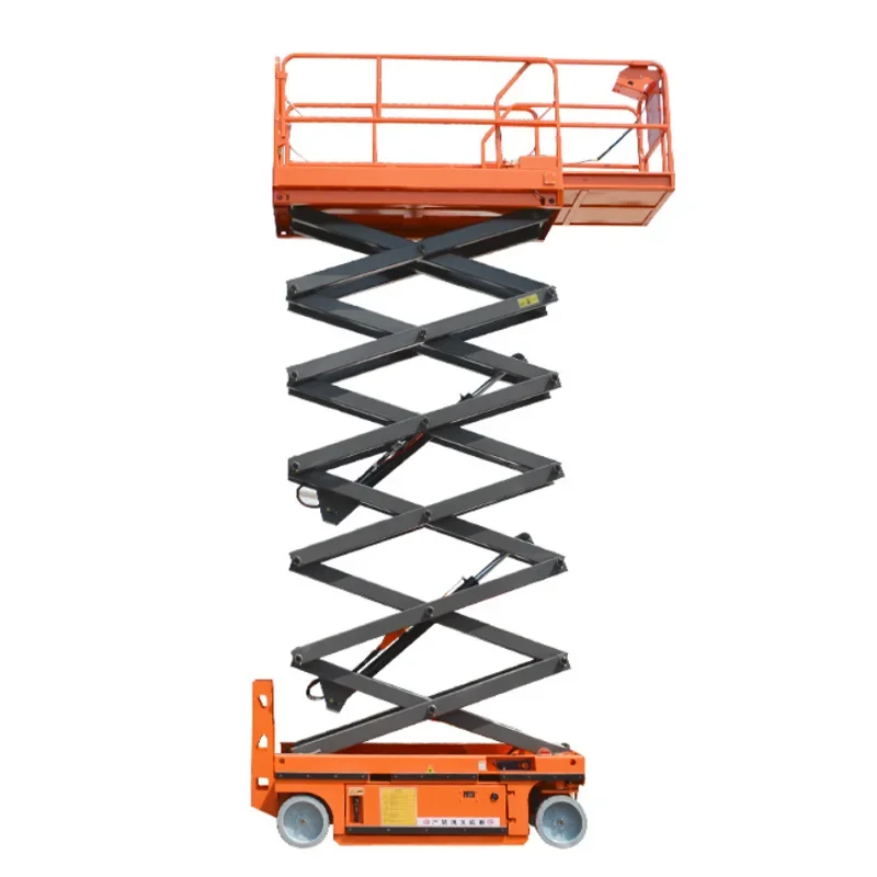 Hydraulic Automsusumu Smdry Powered Scissor Lift Hydraulic Pump Lift Electric Scaffolding Man 2100*830mm Table Size