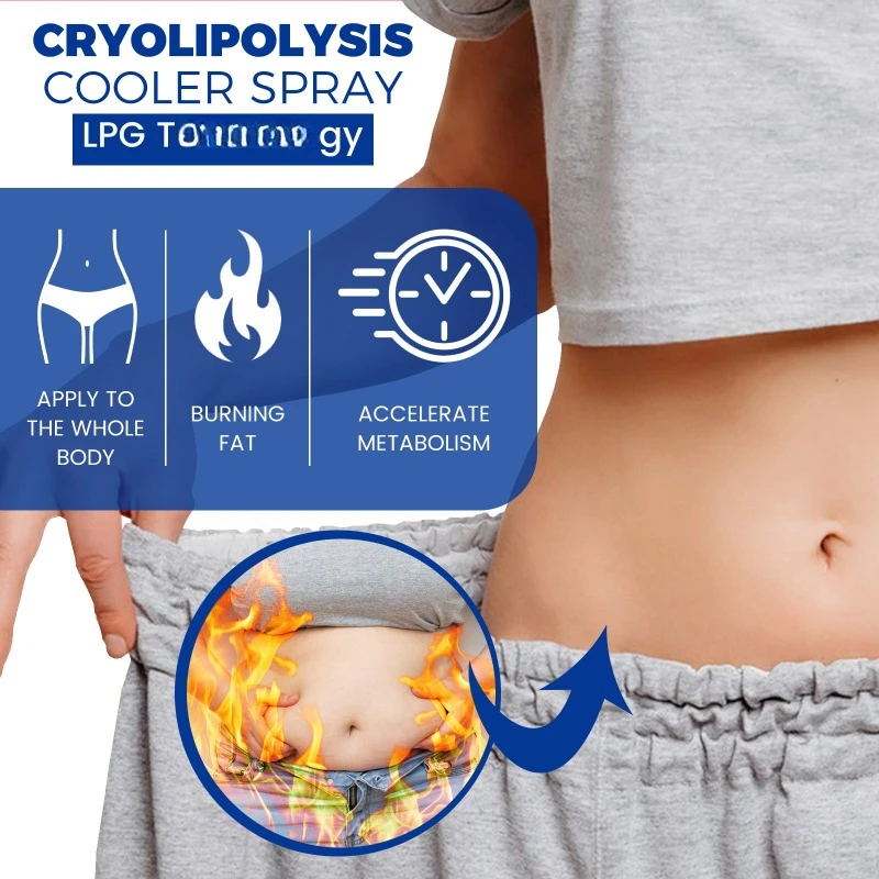 Cryolipolysis Cooler Spray Fast Fat Burning body Slimming Spray Anti-cellulite moisturize firming skin Weight Loss Essence Spray