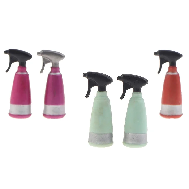 2 uds 1:12 casa de muñecas simulación en miniatura regadera modelo DIY accesorios de jardinería para el hogar