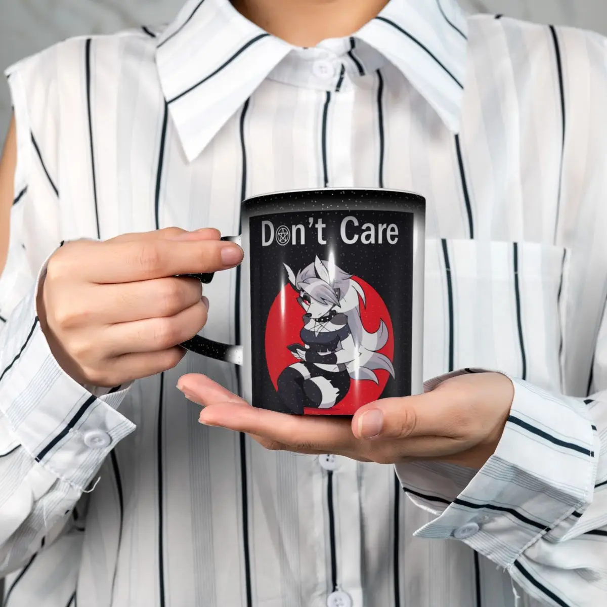 

Коллаж Loona Helluva Boss аниме кружка забавные керамические кофейные чашки чайные кружки чашка для молока посуда для напитков подарок для друзей