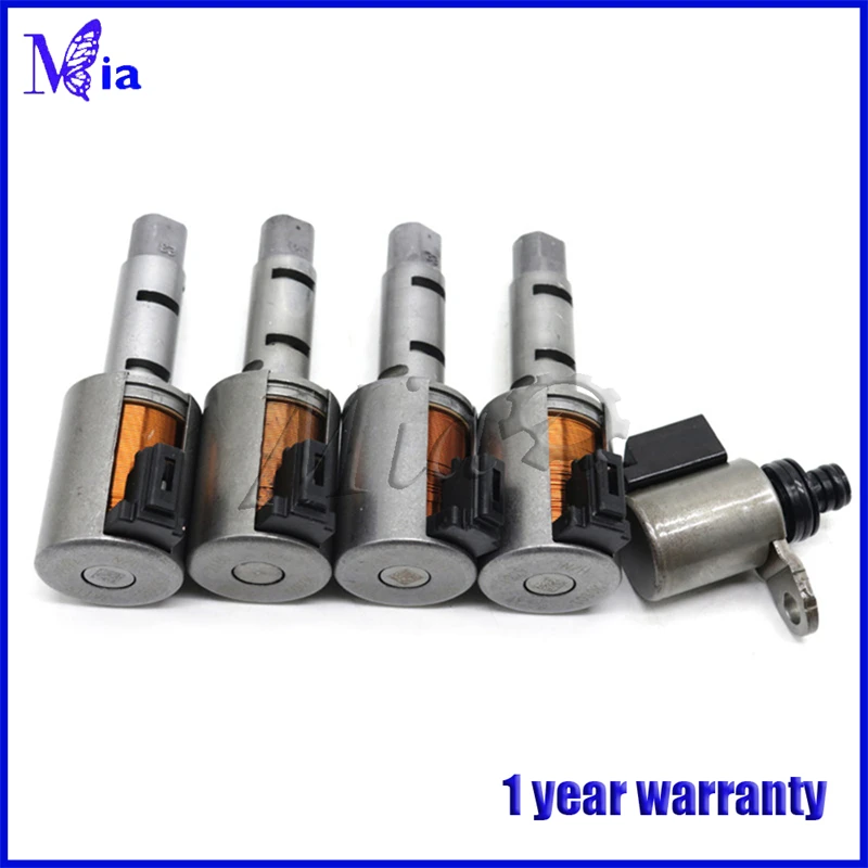 5PCS/1set RE0F11A JF015E CVT Automatic Transmission Solenoid Kit For Nissan Sentra Versa Chevrolet Spark Suzuki Swift 2012-2015