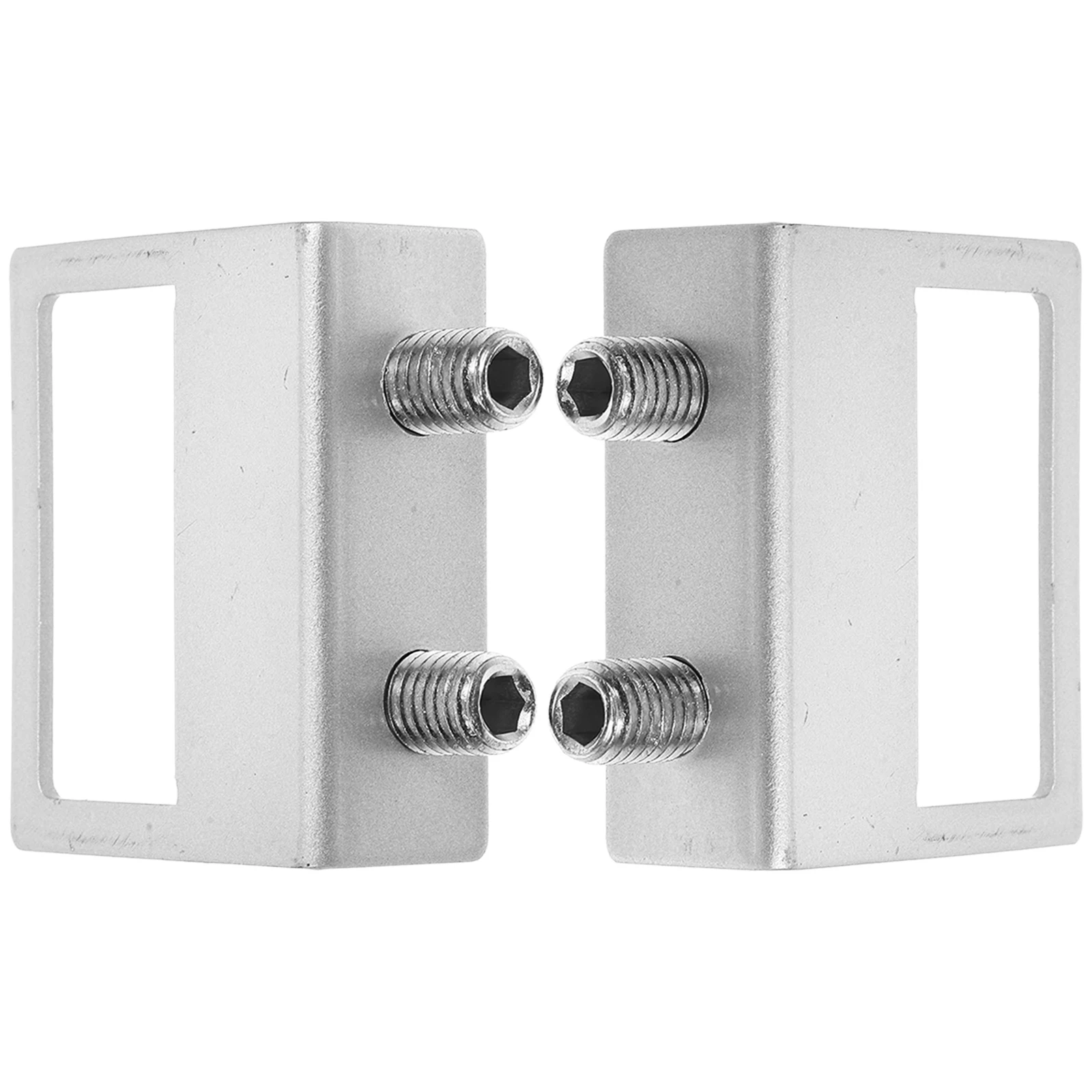 

2pcs Window Stopper 18mm Inner Width Double Hole Aluminum Alloy Sliding Locks Latch Replacement Security Bar for Windows Doors