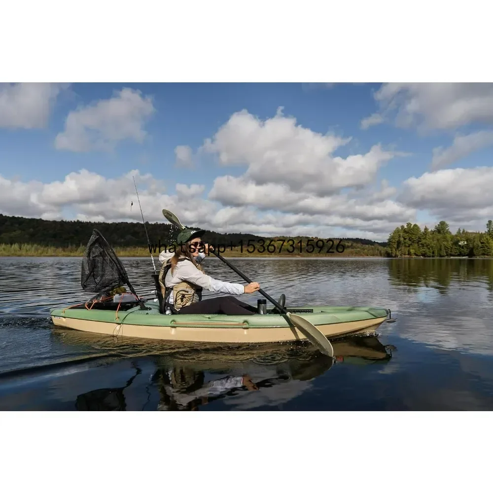 Sentinel Angler Plastic Fishing Kayak, Boats Pvc Boat Boating Kayaking Water Sports Entertainment, Sentinel 100X, Angler Kayak