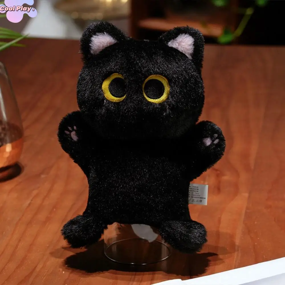 

Ручная кукла с изображением кота, животного, моделирование рассказов, мягкие плюшевые игрушки для кошек, мягкая кукла для раннего образования, кукла с историями пальцев, подарок для детей