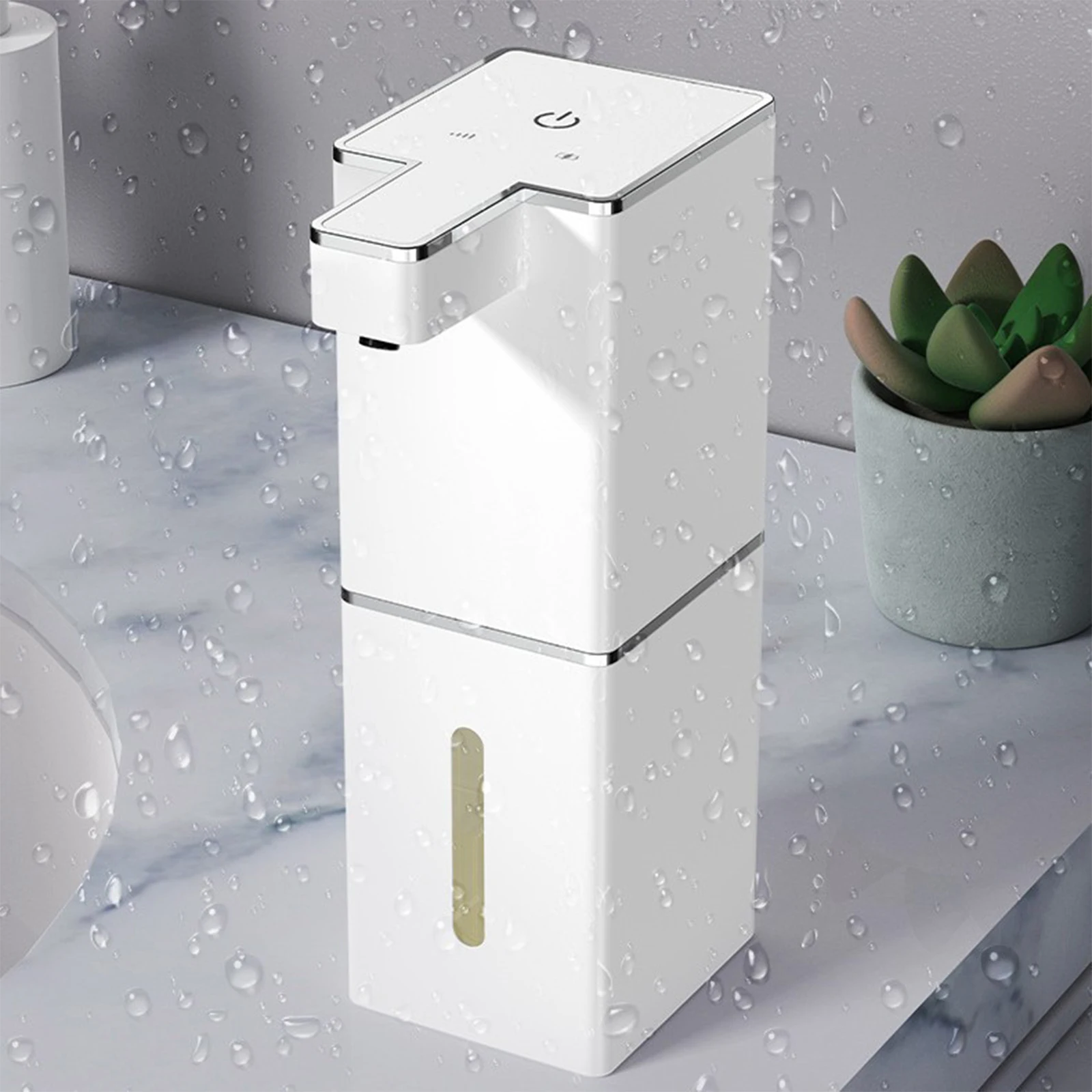 USB Rechargeable Touchless Foam Soap Dispenser 400ml Infrared Sensor Wall Mounted Automatic Pump