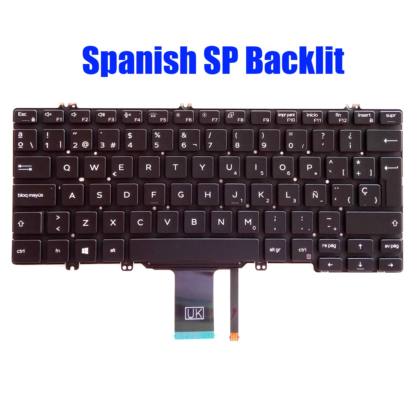 BR SP PO BE HB Keyboard For DELL For Latitude 5300 5310 2-in-1 5300 5310 7300 Brazilian Spanish Portugal Belgium Hebrew New