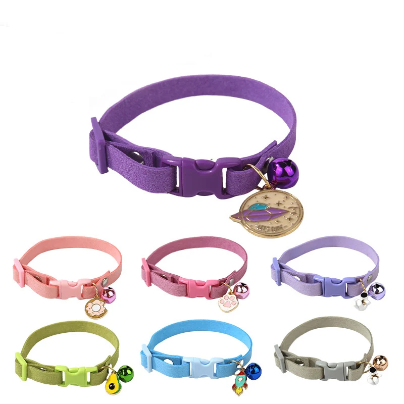 

Pet Bell Collar, Cute Neck Collar Accessory, Adjustable Tightness, Durable Cat and Dog Pet Bell Accessory Neck Collar