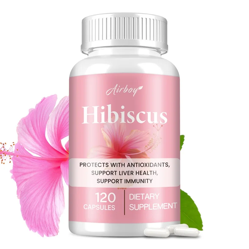 

Organic Hibiscus Capsules - Promotes Healthy Digestion and The Immune System, Maintains Normal Blood Pressure, Antioxidant