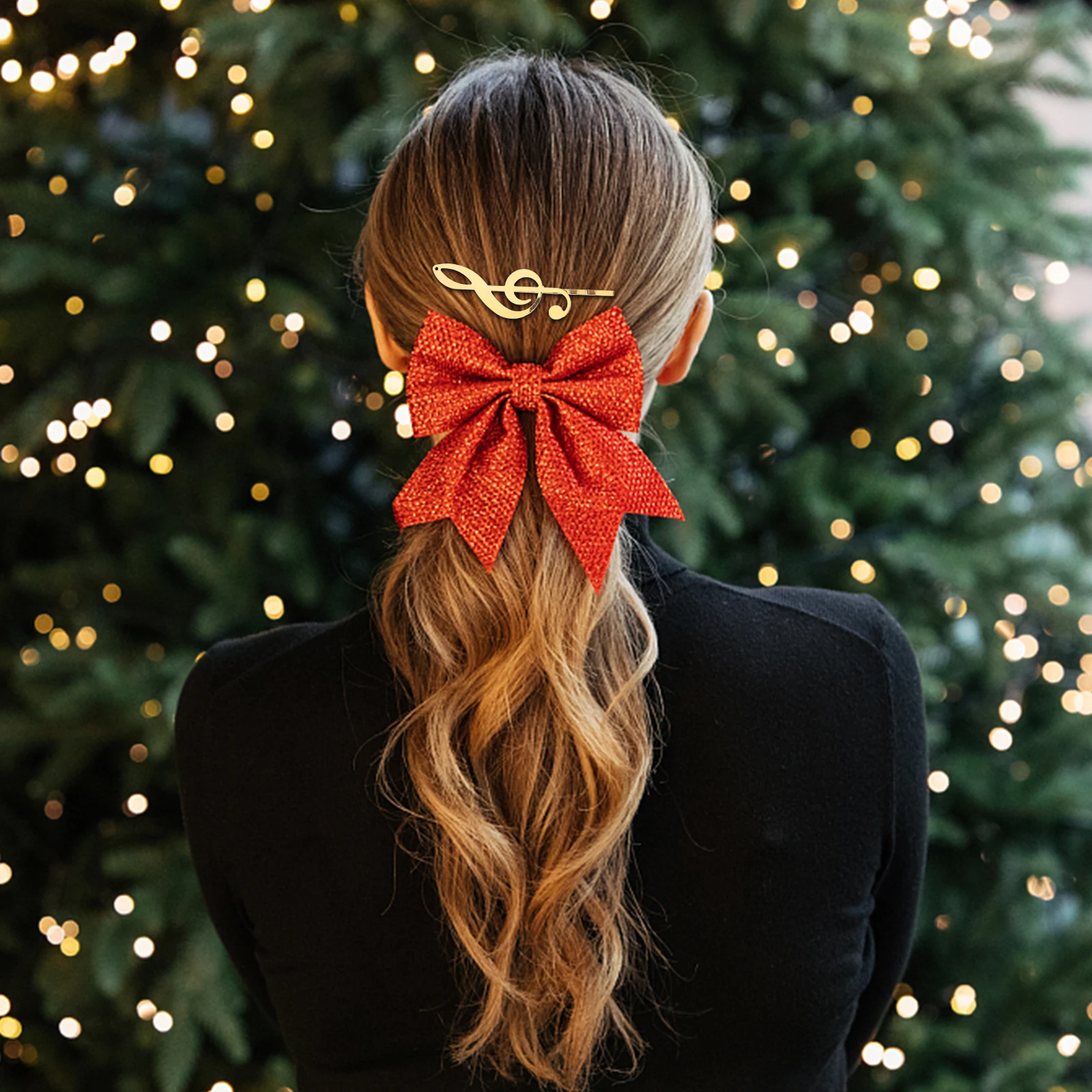 

Alloy Musical Note Hair Clip Golden Punk Barrette Hair Accessory Women Girl Party Wedding Prom Gift Hairpin Women Hairpin