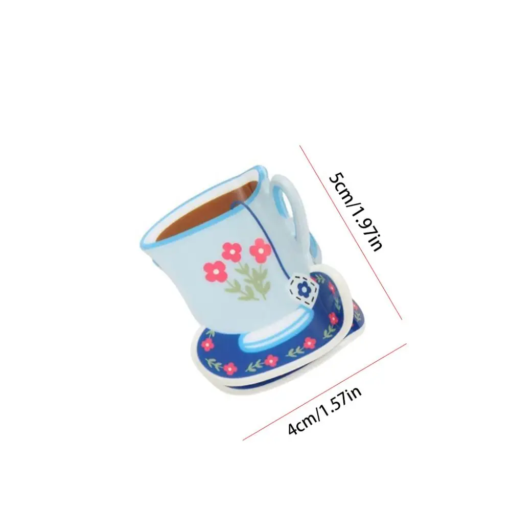 Creative Acetic Acid Acetate Hair Claw Cute Flower Coffee Cup Hair Clip Shark Clip Cartoon Small Hair Claw Female