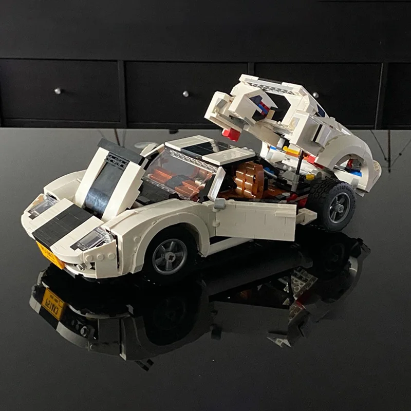 NEW 1188Pcs Parts Creative Expert Building Blocks MOC Ford GT40 Super Racing Sports Car 10295 MOD Version Vehicle DIY Bricks Toy