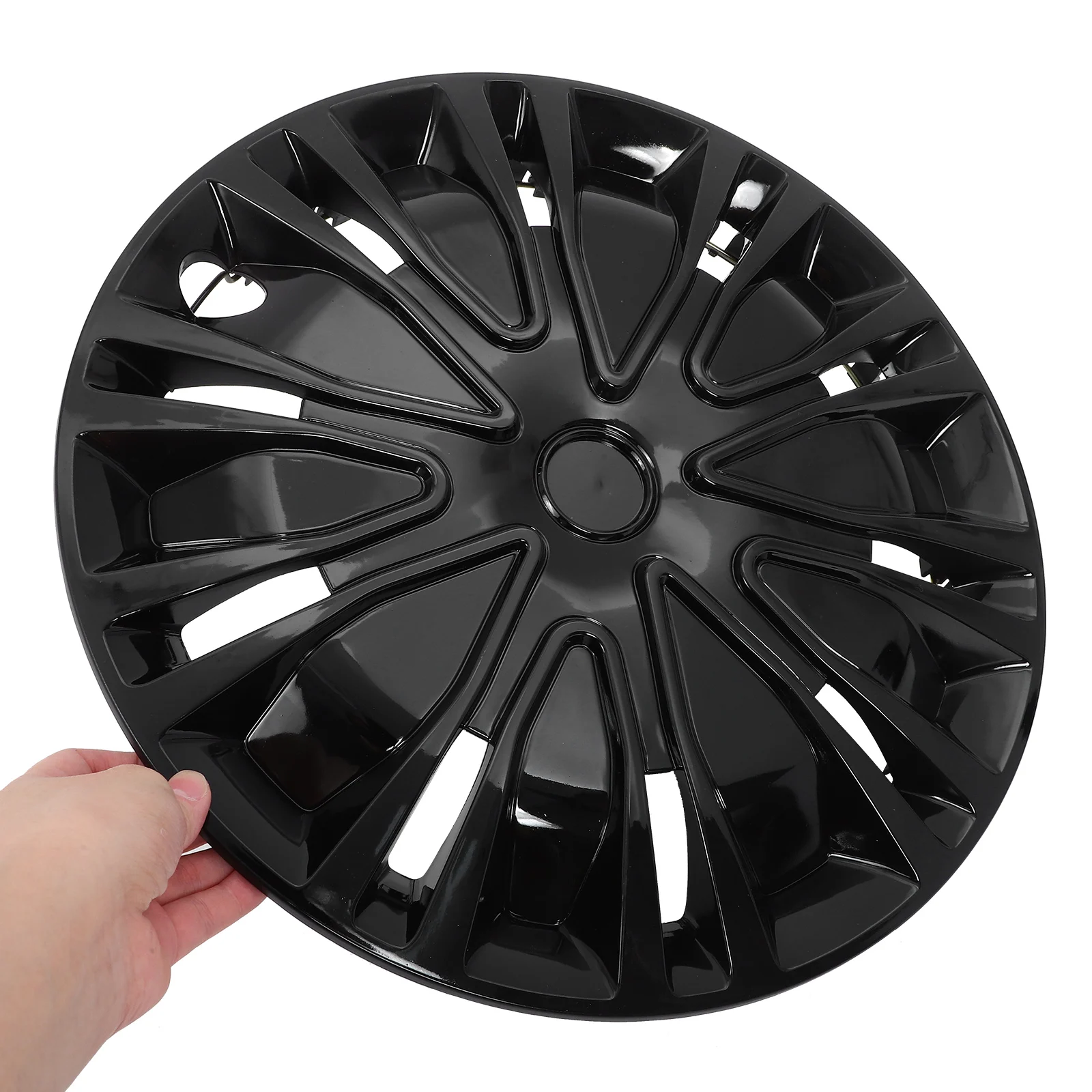 

14 Inch Universal Stylish Black Hubcaps Decorative Wheel Covers Rim Protection Car Accessories Tire Attachments