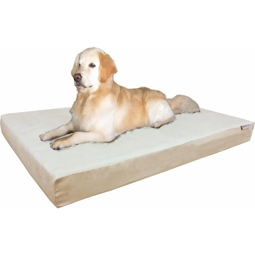 

Premium Orthopedic Memory Foam Dog Bed for Large Dogs, Waterproof Case and Extra Pet Beds Cover, 55"X37"X4", Dog Bed