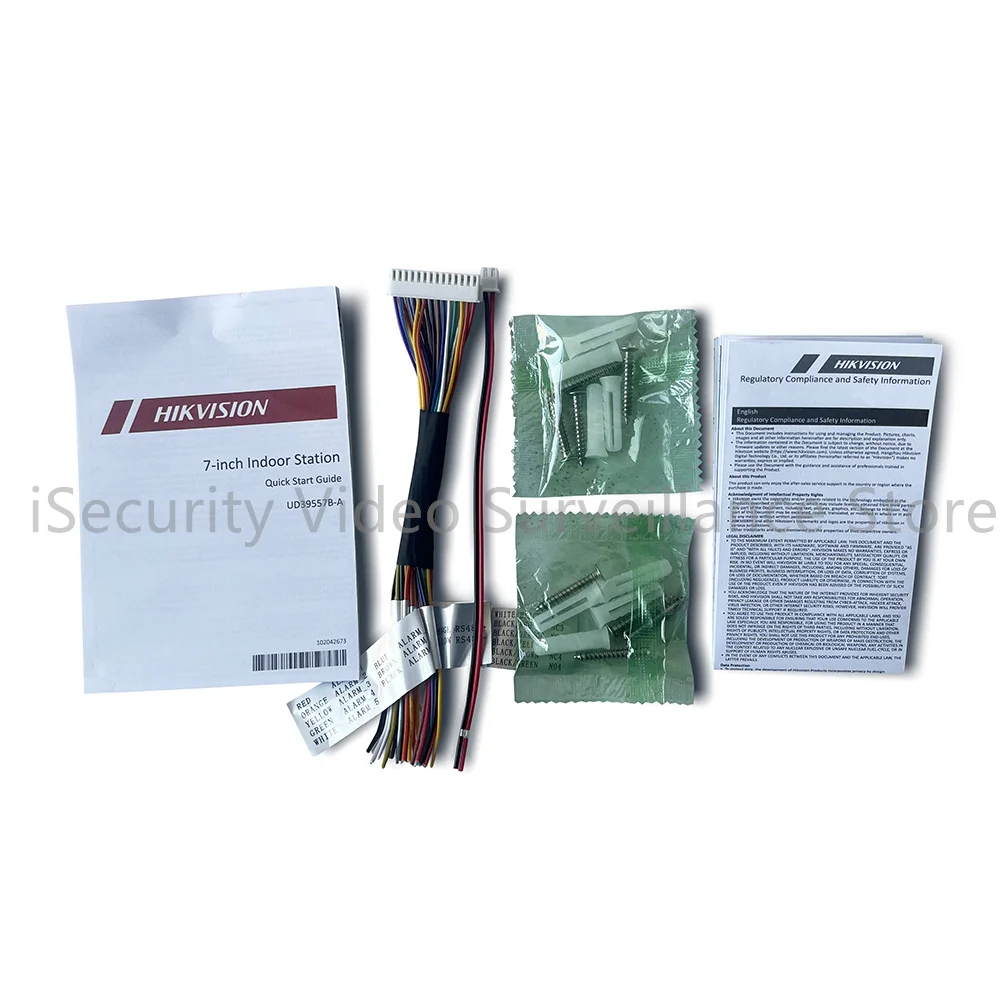 H​ikvision DS-KH8381-WTE1 IP Video Intercom System WiFi Display 7 Inch Indoor Monitor Screen Wireless Indoor Station