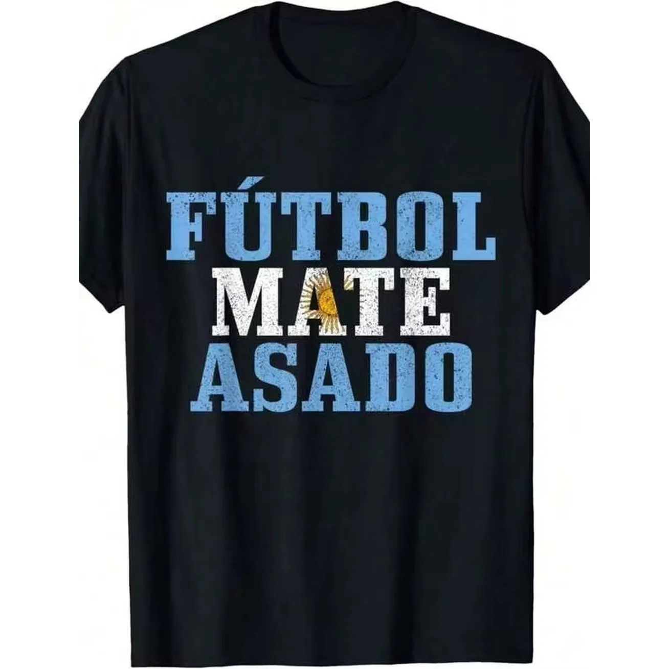 Men's & 's 2Yummer Top-Futbol Mate Asado Argentina Argentinian Flag Pride Vintage T-2Yhirt,Oversized T-Shirt For ,T Shirt Baggy T Shir