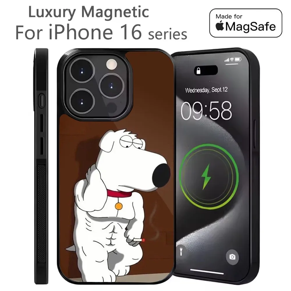 

P-PeterS Family G-Guy Phone Case For iPhone 16,15,14,13,12,11,Plus,Pro,Max Mini Magsafe Magnetic Wireless Charging