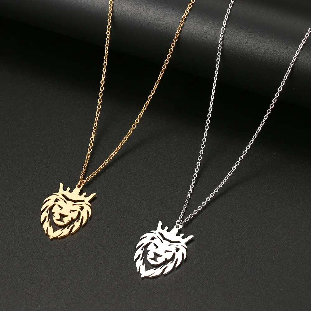 Stainless Steel Necklace For Women Man Maple Leaf Choker Pendant Chain Necklaces Engagement Jewelry korean Fashion NEW image 2