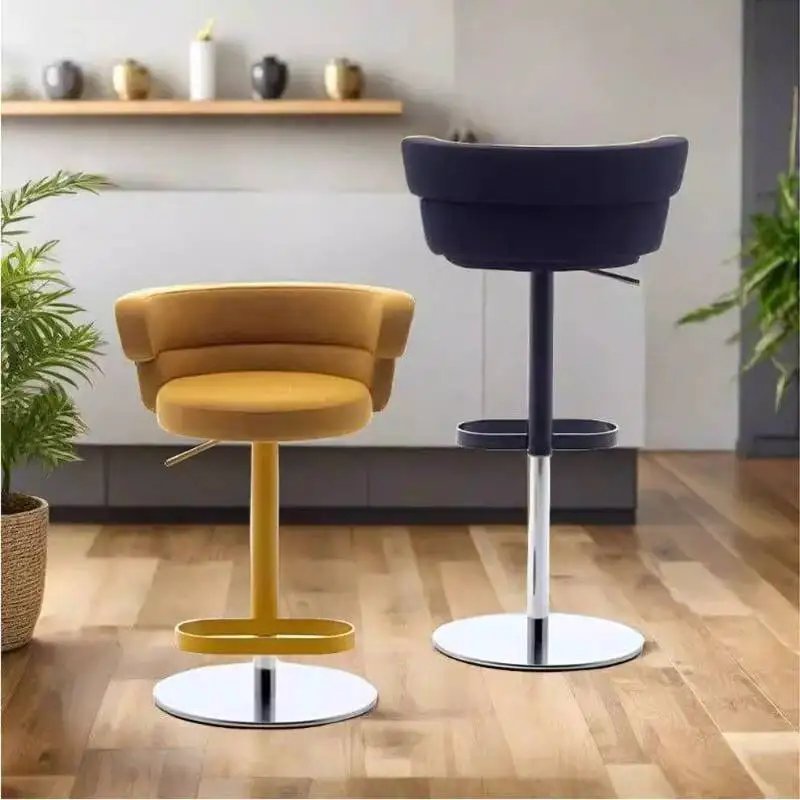 Exterior Contemporary Bar Chair Upholstery Rest Breakfast Kitchen Bar Chair Restaurant Exterior Silla De Escritorio Furniture