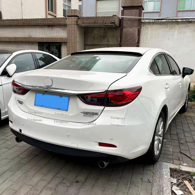 For Mazda 6 Atenza Spoiler 2014 2015 2016 2017 2018 2019 ABS Plastic Unpainted Color Rear Window Roof Spoiler Wing