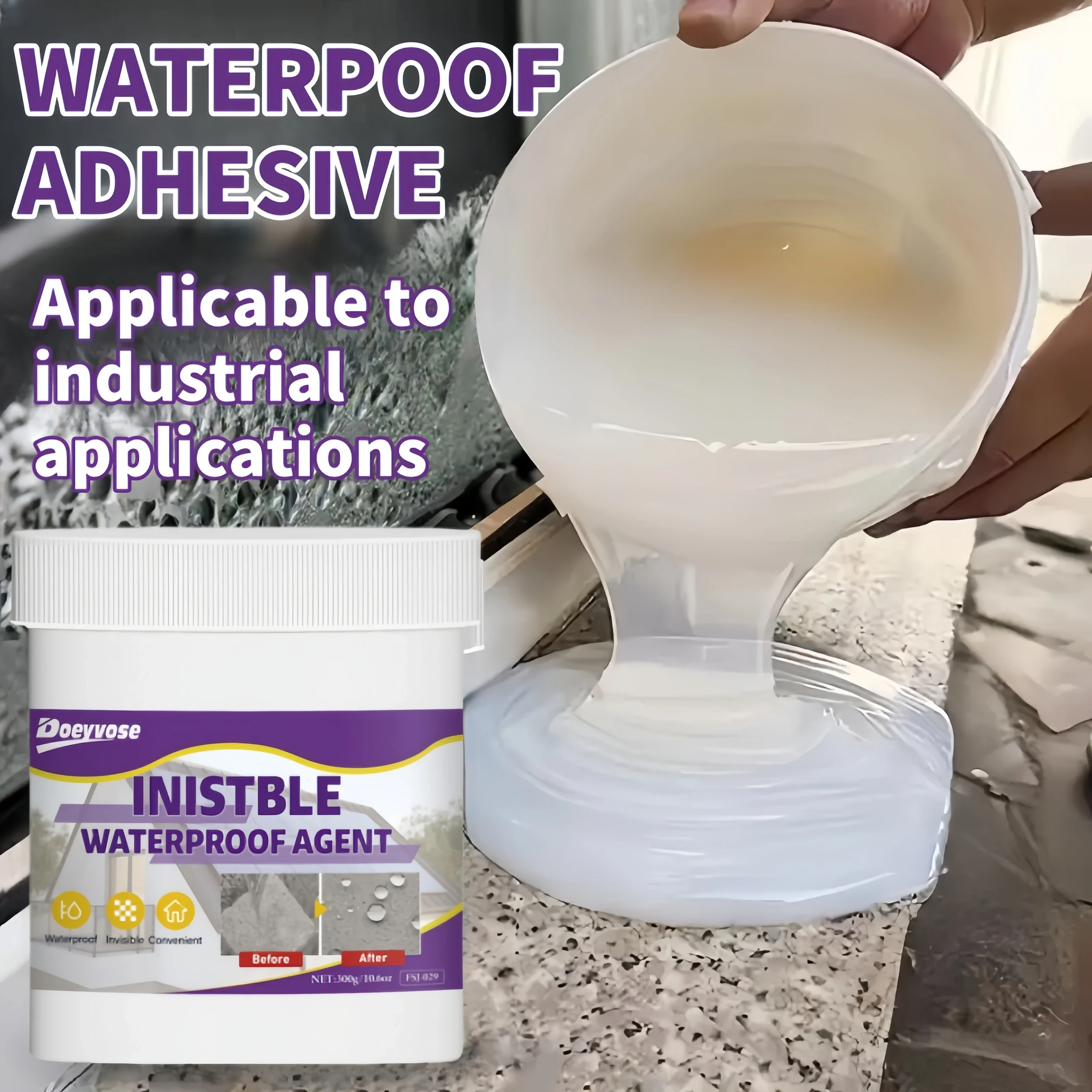 Super Transparent Nano Waterproof Coating Sealant  For Home Roof Bathroom  Leak Repair