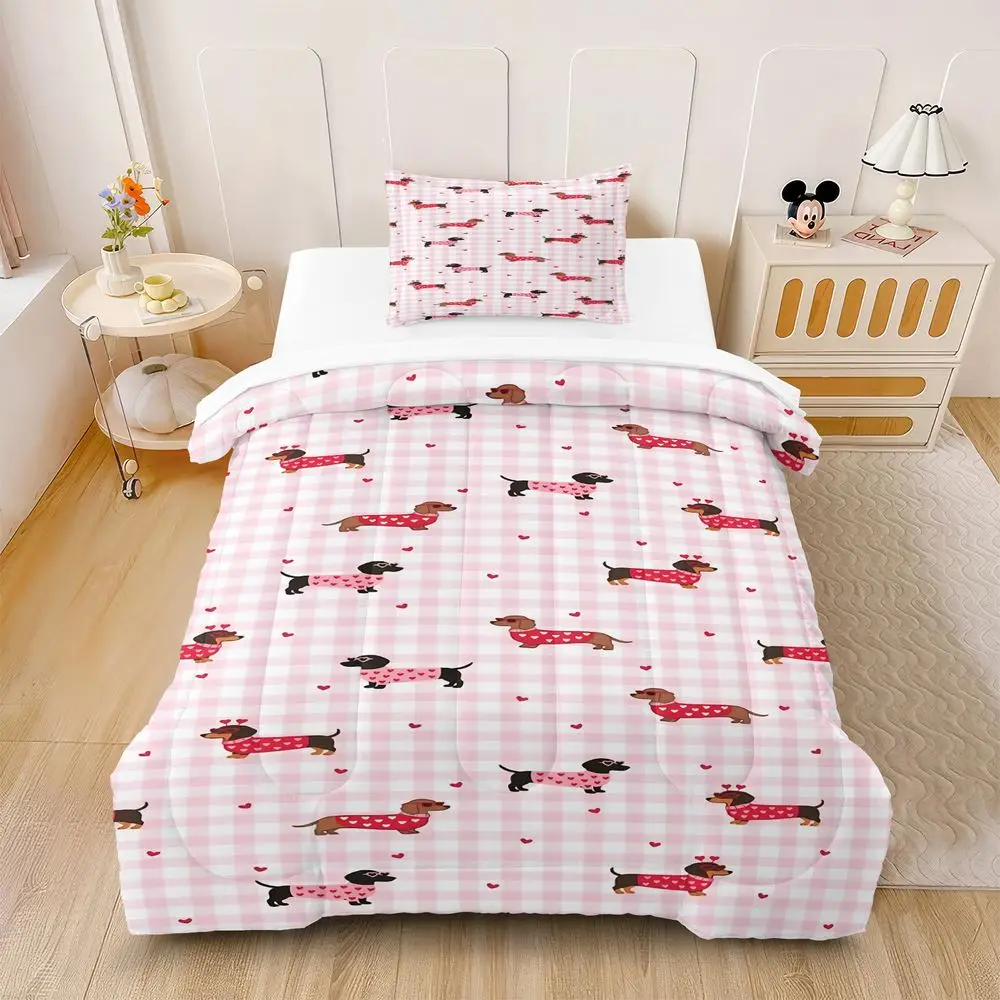 UK Flag Lion Face Print Comforter Set Quilt Bedding Set Pillowcase British Style Man Cave Warm Bedding Kit