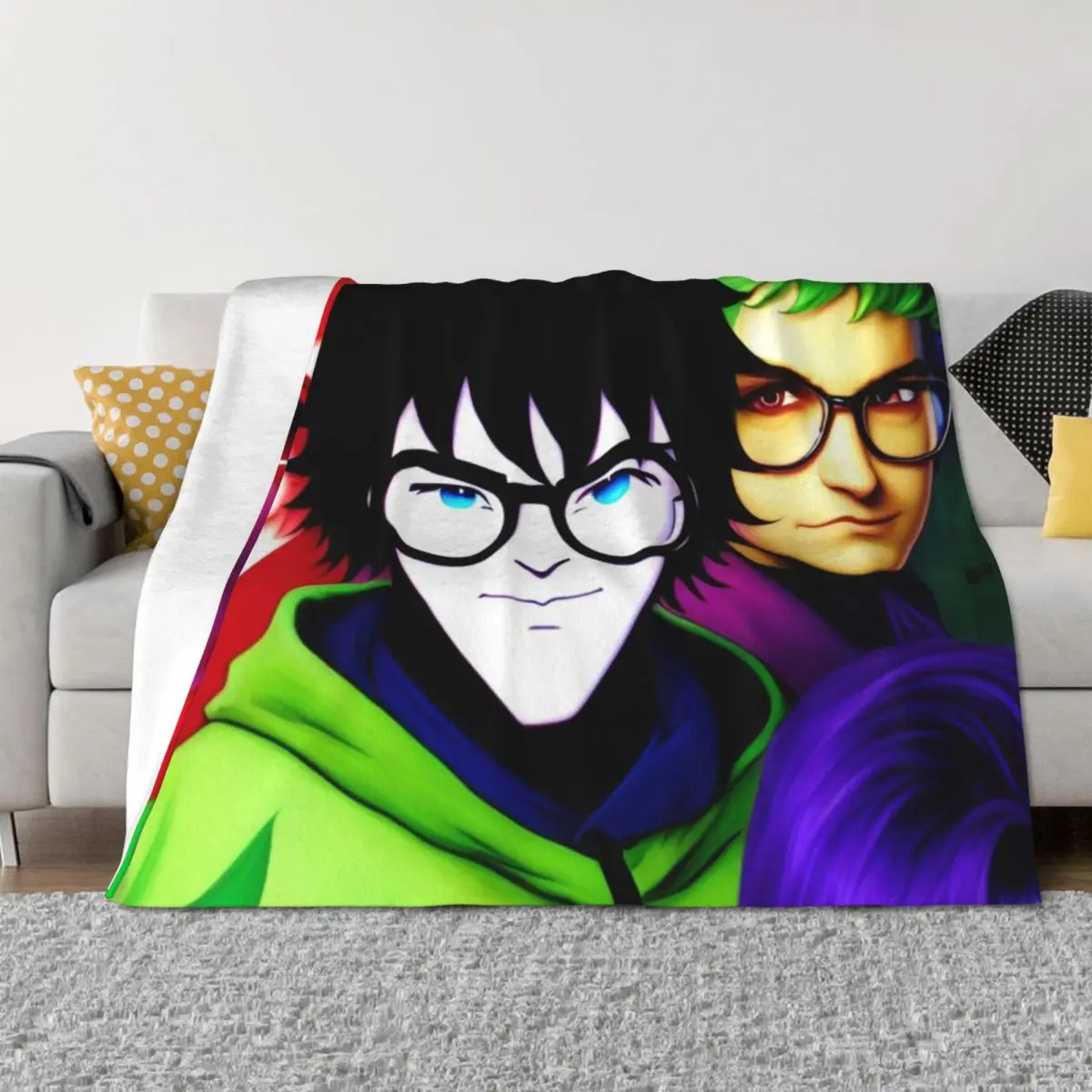 

homestuck Throw Blanket Sofa Throw cosplay anime Luxury Designer Travel Blankets
