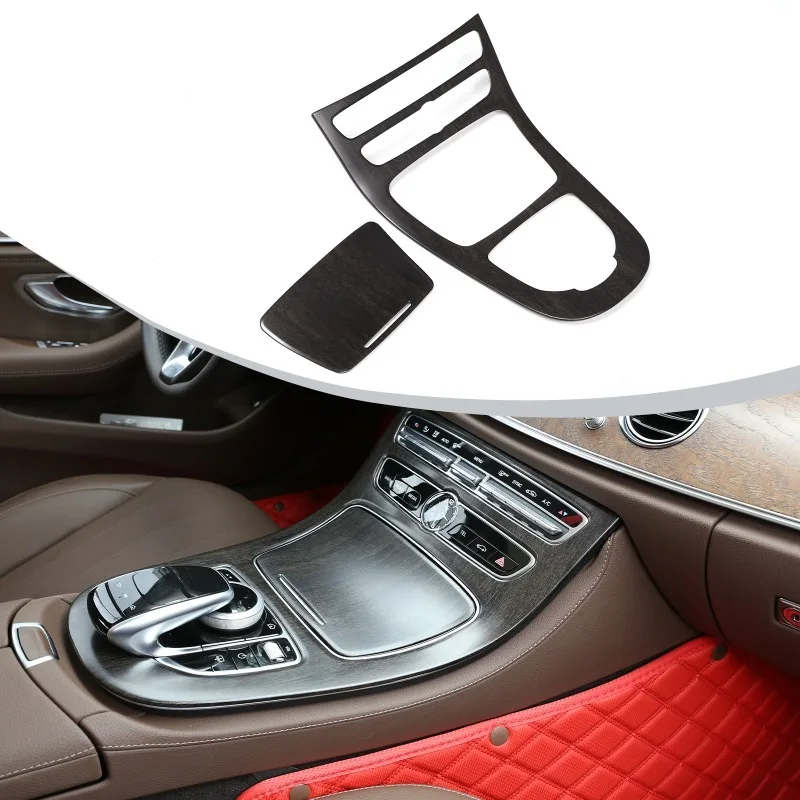 

Для Mercedes Benz E Class W213 S213 A238 C238 2016-2021 салон автомобиля, центральная консоль, панель переключения передач, рамка, наклейка, отделка