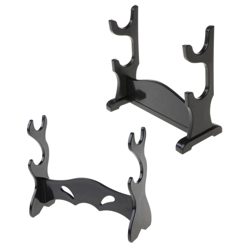 Y1AD Double couches Affichage support support en plastique Rack support présentation détachable